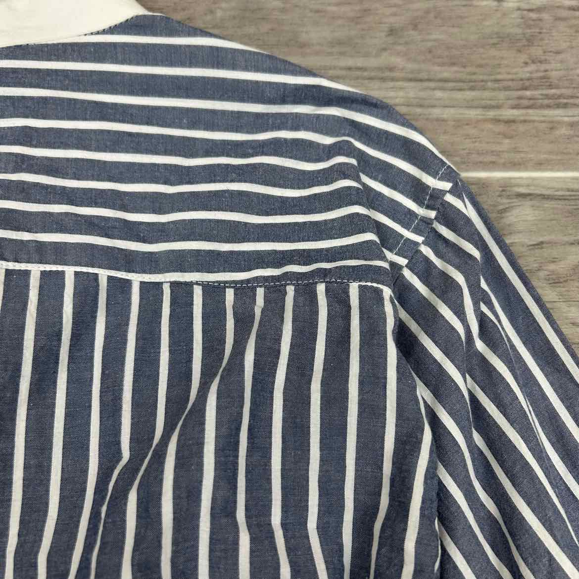 Equine Couture Ascot Long Sleeve Show Shirt, Size Medium
