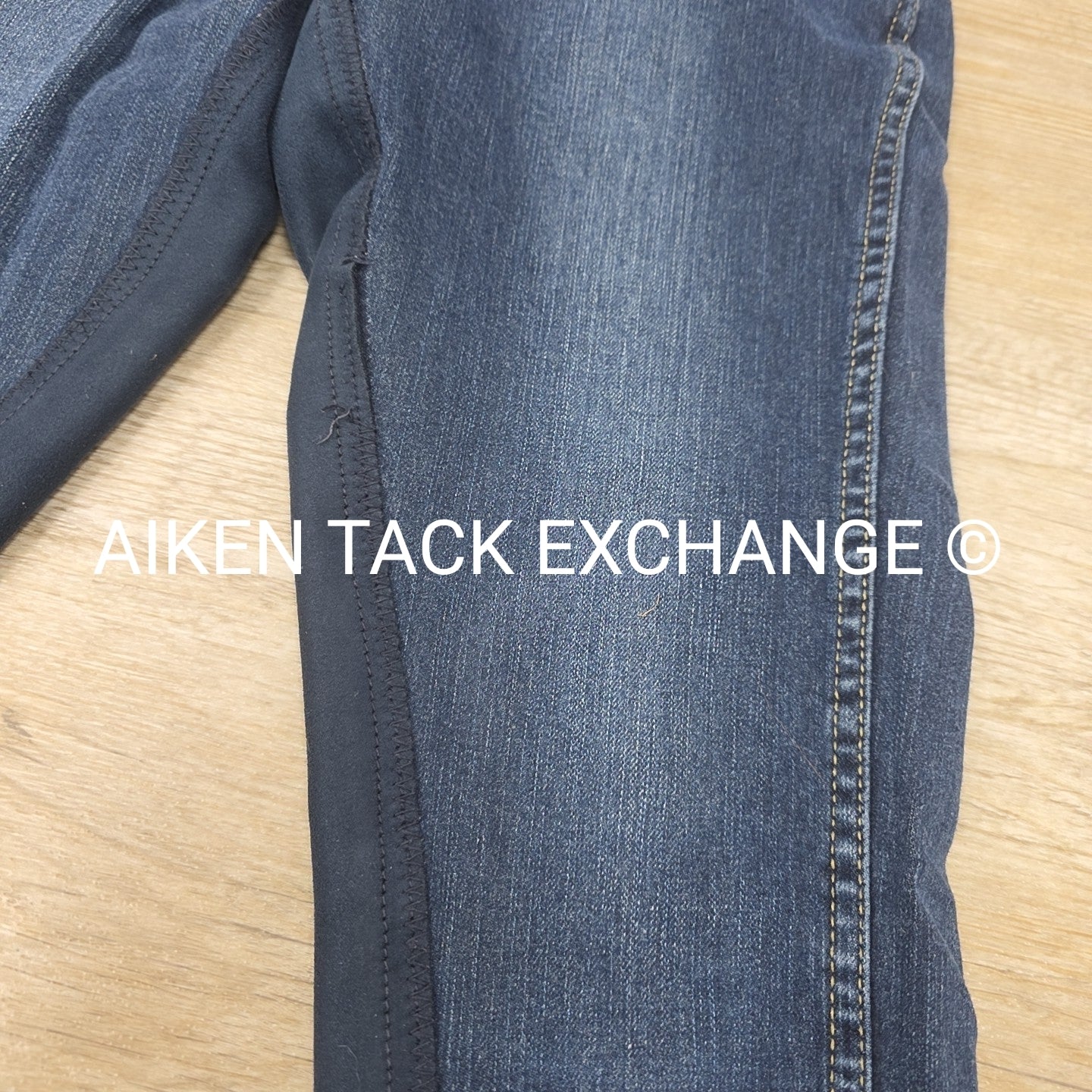 Goode Rider Denim Full Seat Breeches, Size 28