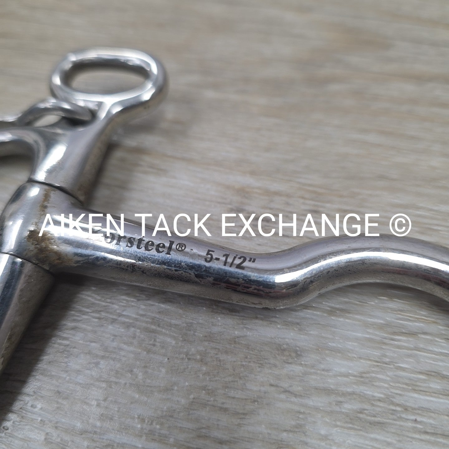 Korsteel Mullen Mouth Kimberwick Bit 5.5" (No Curb Chain)