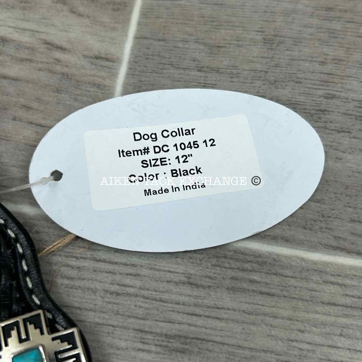Rodeo Drive Leather Collar, 12"