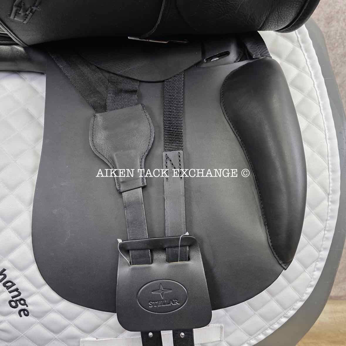 **SOLD** Smith-Worthington Stellar Pulsar Dressage Saddle, 18.5" Seat, Medium Tree, Wool Flocked Panels