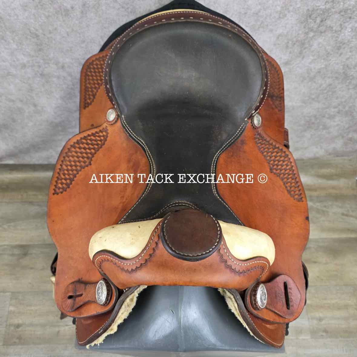 AMB Western Saddle, 16" Seat, Wide Tree - Full QH Bars