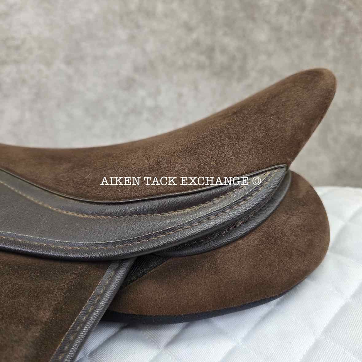 Thorowgood Synthetic All Purpose Saddle, 15.5" Seat, M/MW Tree, Wool Flocked Panels