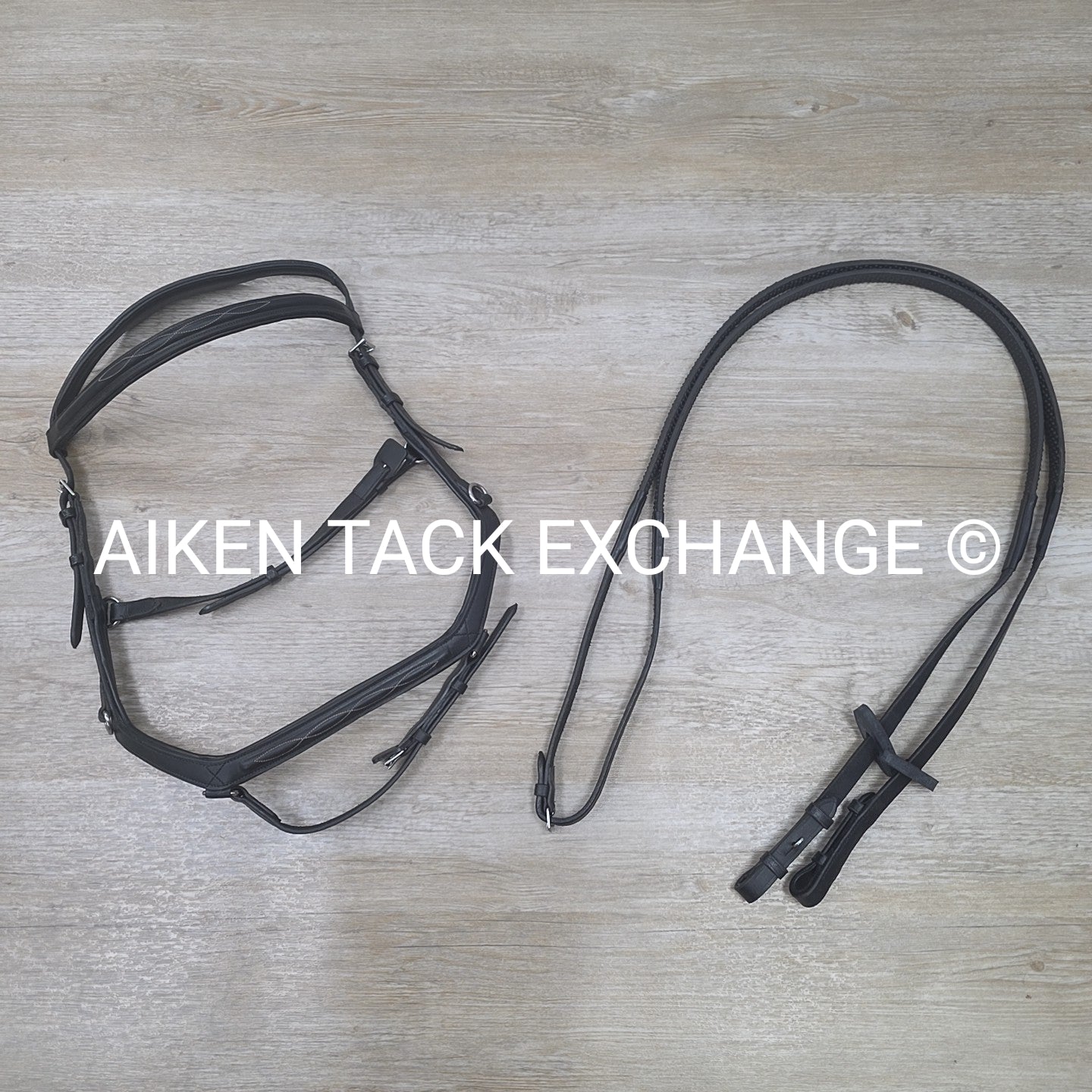 Horseware Rambo Micklem Fancy Stitched Anatomic Bridle with Rubber Reins, Missin