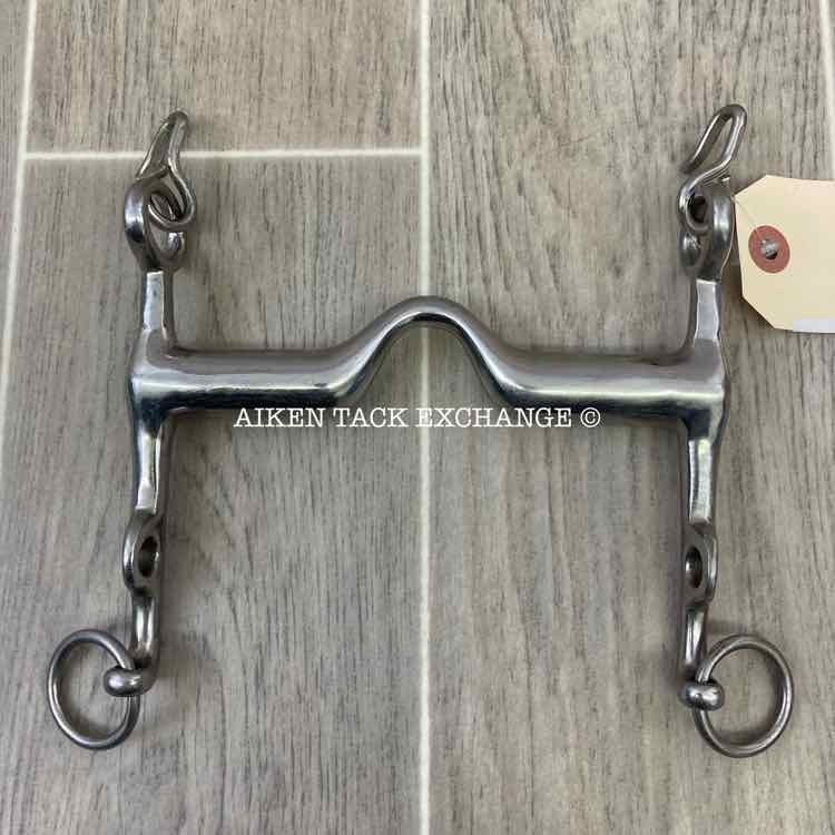 Hollow Mullen Mouth Weymouth Bit, No Curb Chain 5.25"