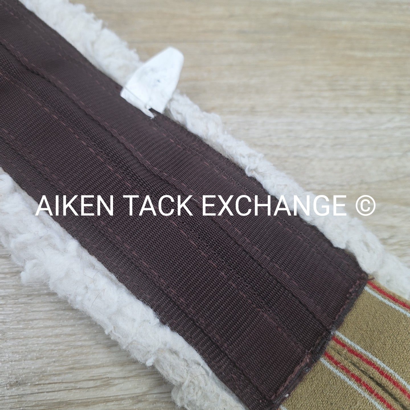 Fleece Girth with Double End Elastic, Brown, 48"