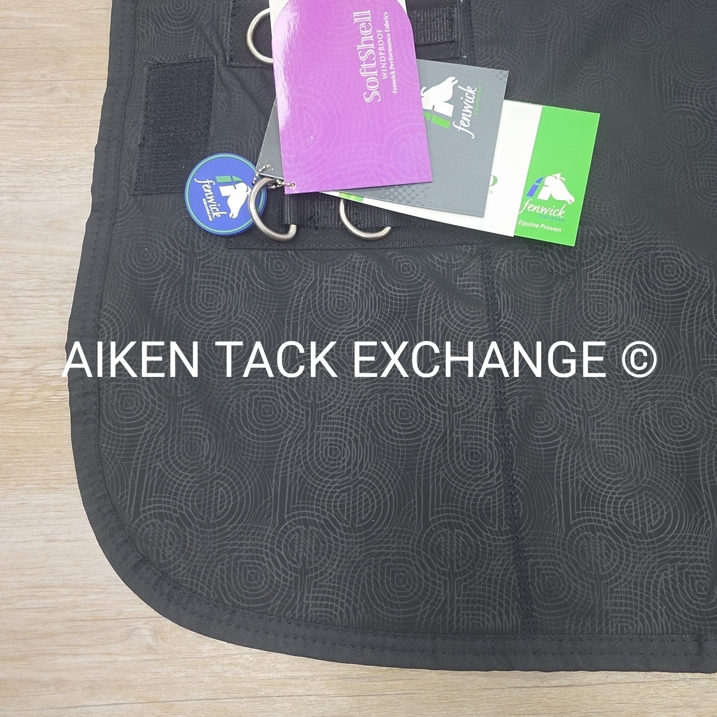 Fenwick Equestrian Softshell Therapeutic Bamboo Blanket, Black, Size 86"