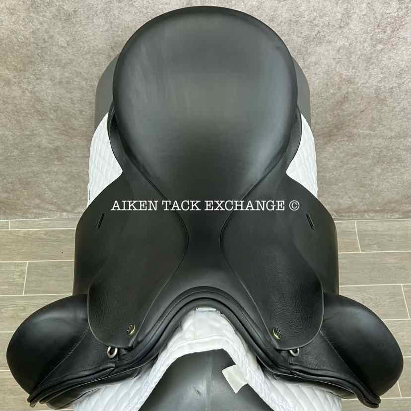 EquineFit International Dressage Saddle, 19" Seat, Wide Tree, Wool Flocked Panels