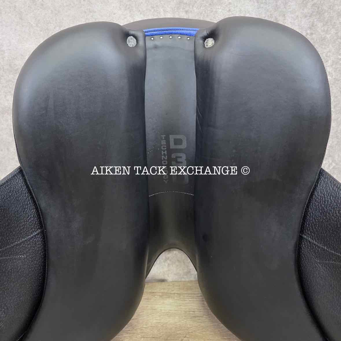 2018 Devoucoux Makila Lab Monoflap Dressage Saddle, 17.5" Seat - 2AA Flap, MW Tree, D3D Panels, Full Buffalo Leather