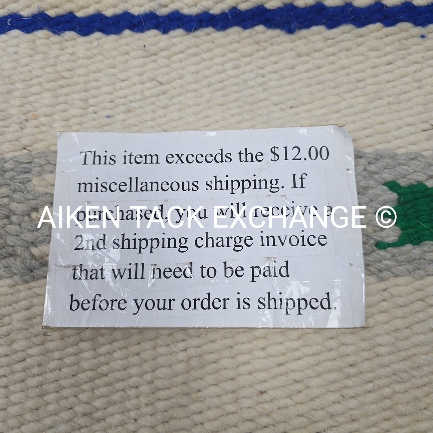Western Saddle Blanket
