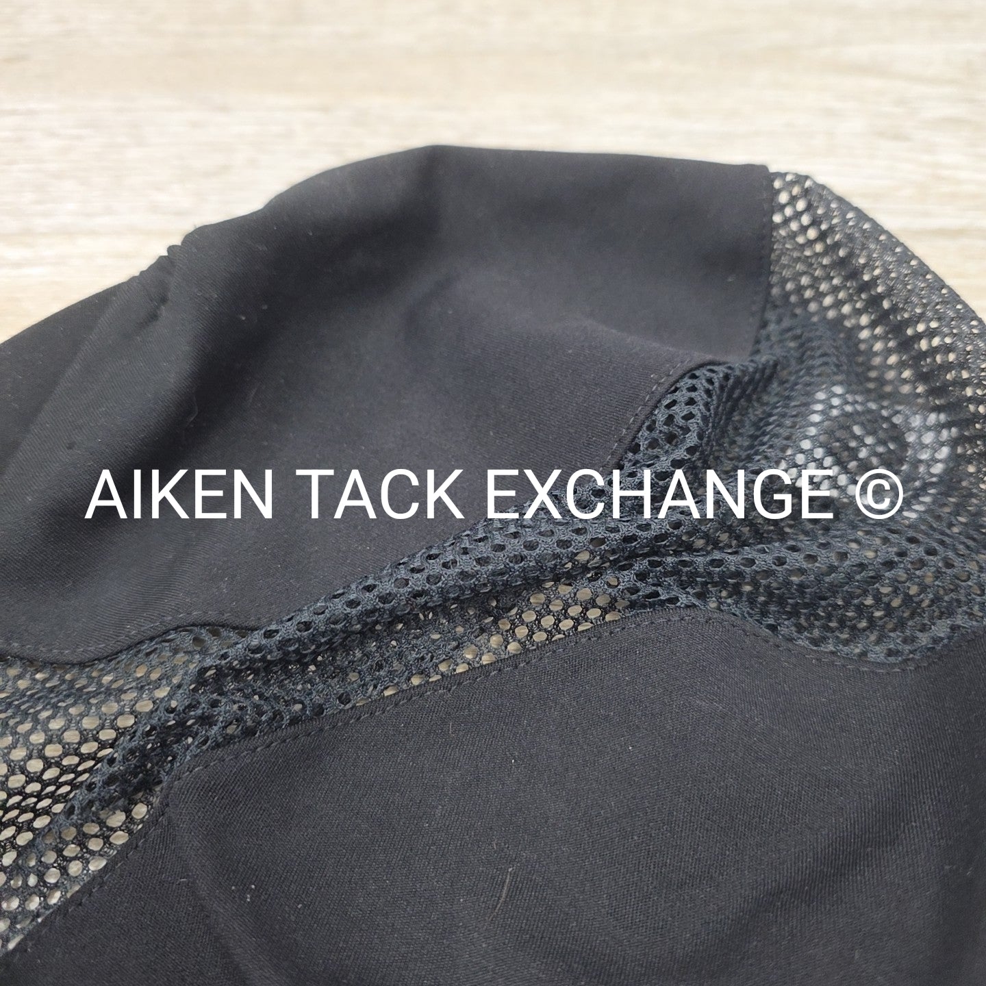 Charles Owen Vented Helmet Cover, Black, Size Medium