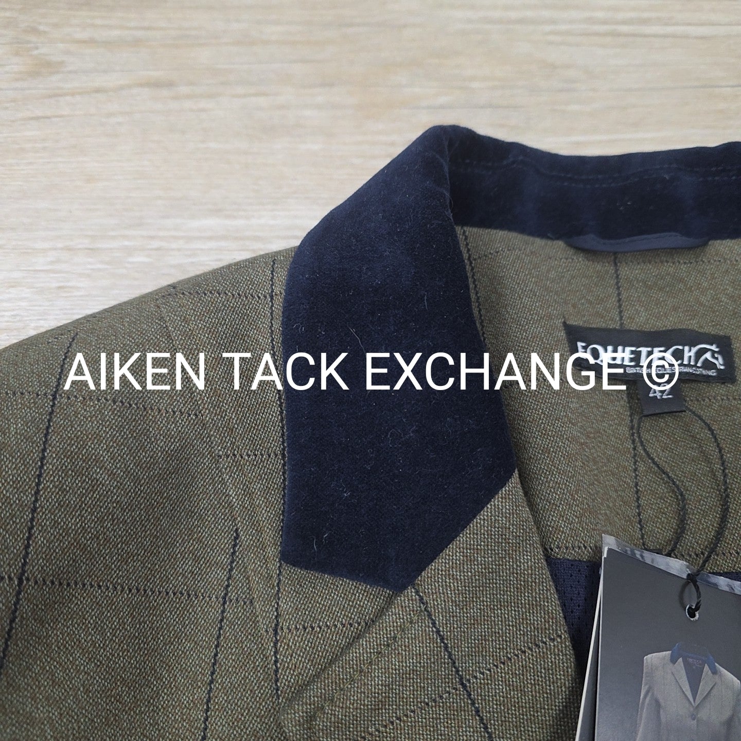 Equitech Bellingham Stretch Tweed Riding Jacket, Size 42