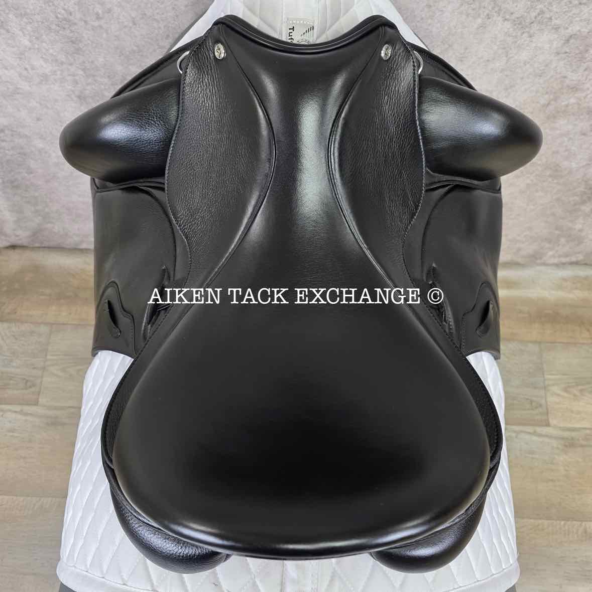 2024 Envy Motion Dressage Saddle, 17" Seat, Adjustable Tree, Wool Flocked Panels