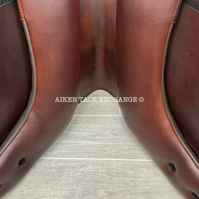 2021 MaxFlex Healthy Horse All Purpose Jump Saddle, 17.5" Seat, Wide Tree, Wool Flocked Panels