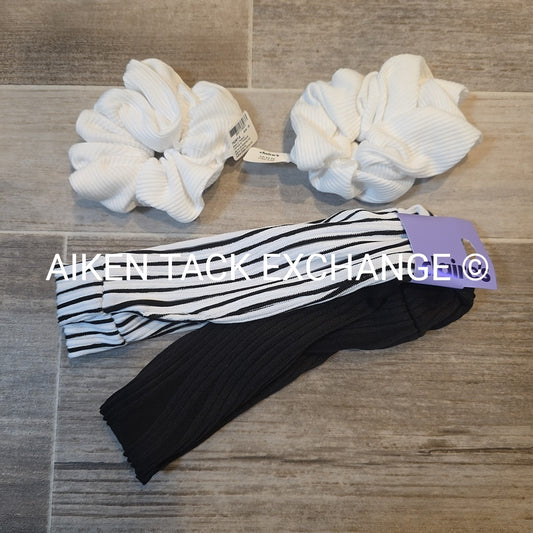 Claire's Hair Bundle - 2 Scrunchies, 2 Headbands
