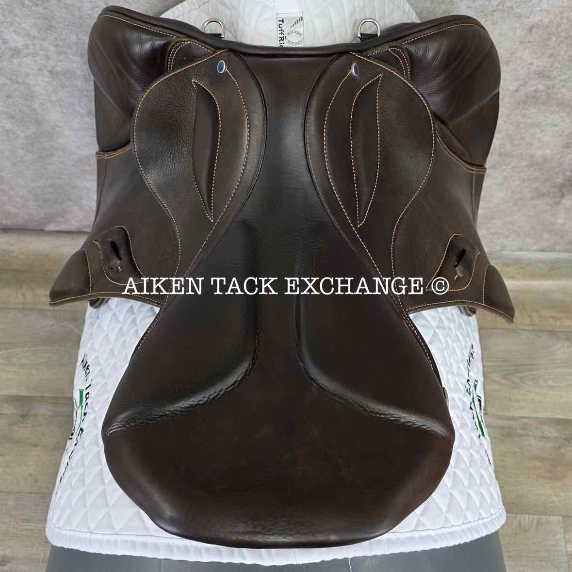 **SOLD** 2020 Stubben Phoenix Elite Jump Saddle, 17.5" Seat with Biomex, 28cm Tree - Medium, Wool Flocked Panels