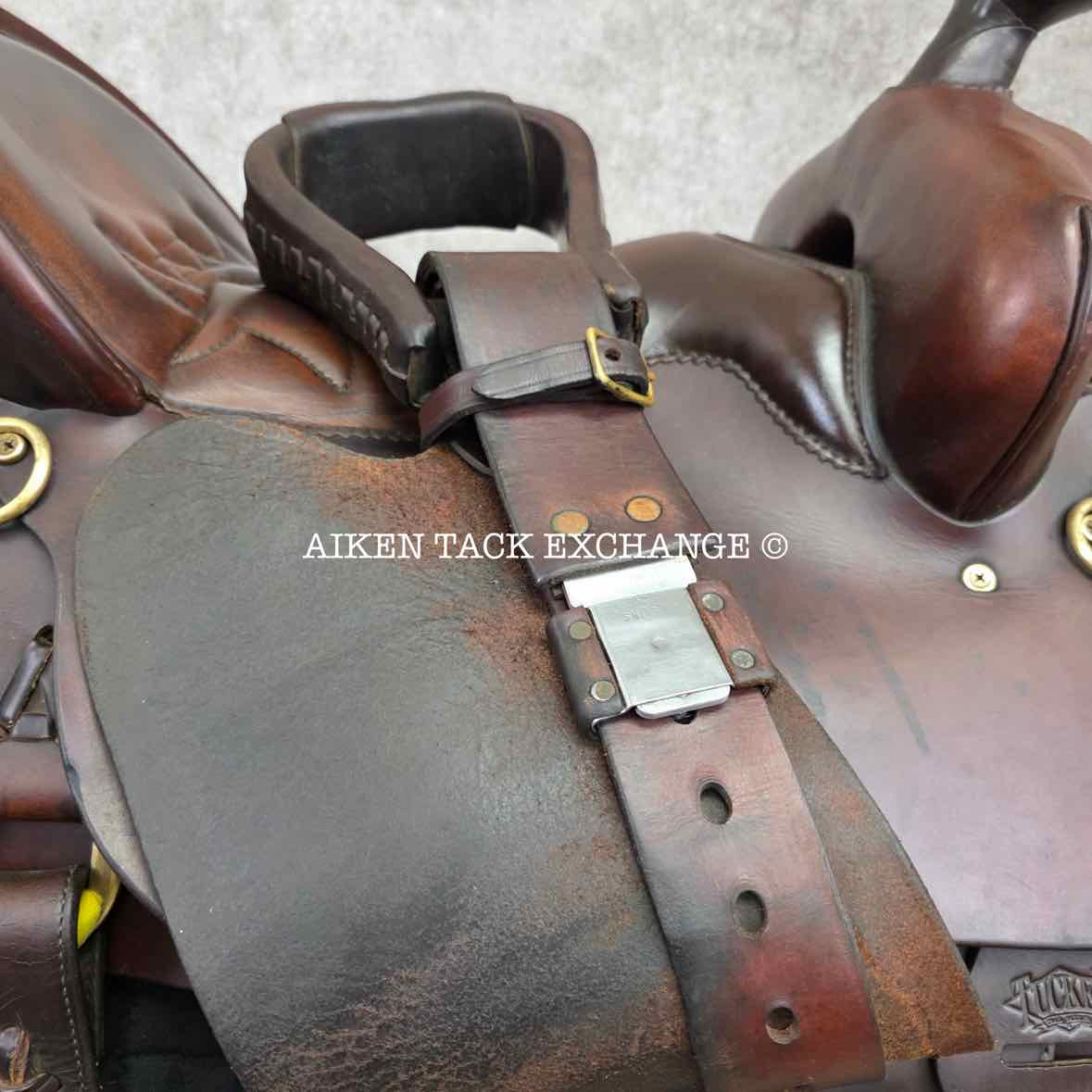 **SOLD** 2006 Tucker 260 High Plains Western Saddle, 16.5" Seat, Medium Tree - Semi QH Bars