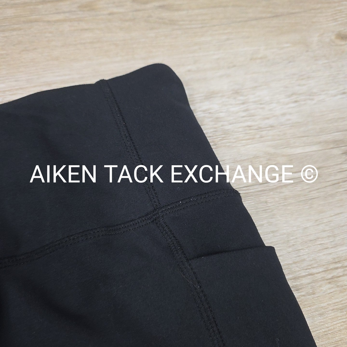 Danskin High-Rise Athletic Leggings wtih Pockets, Black, Women's Size Large