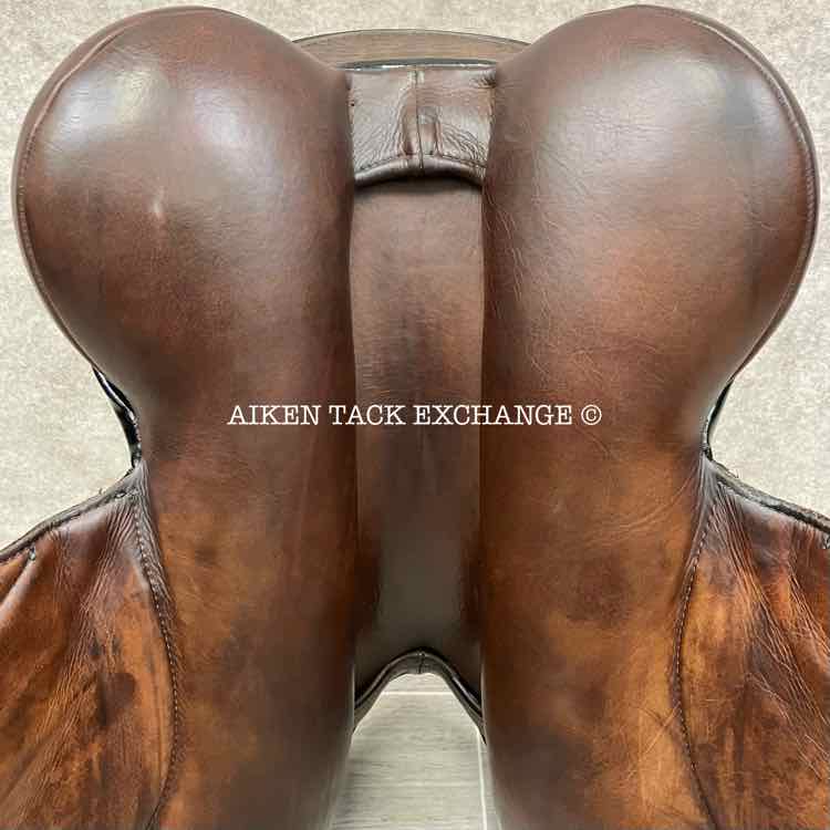 2018 Custom Saddlery Icon Star Monoflap Dressage Saddle, 17.5" Seat, Adjustable Tree, Wool Flocked Panels