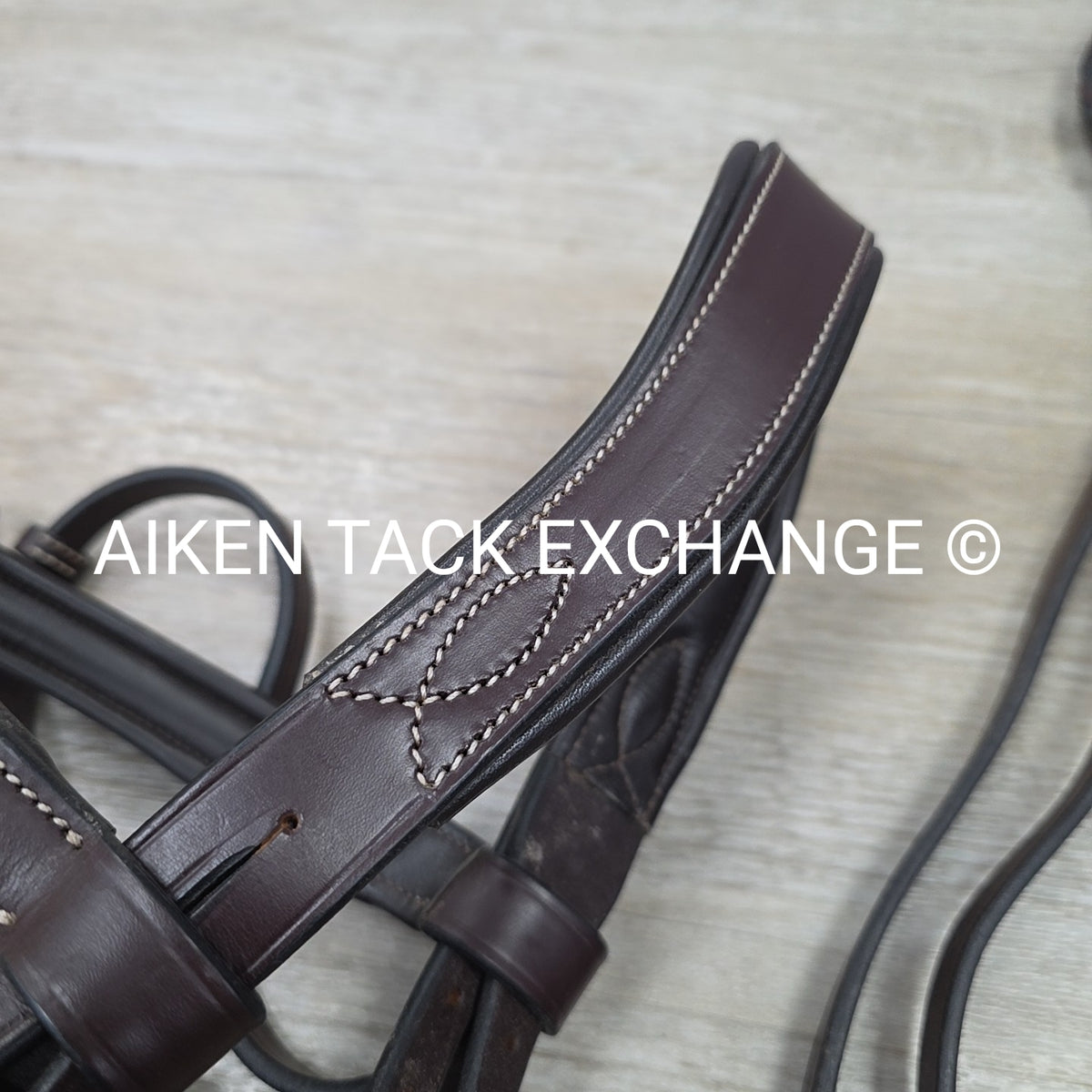 KL Select Black Oak Tupelo Bridle with Matching Laced Reins, Brown, Size Full