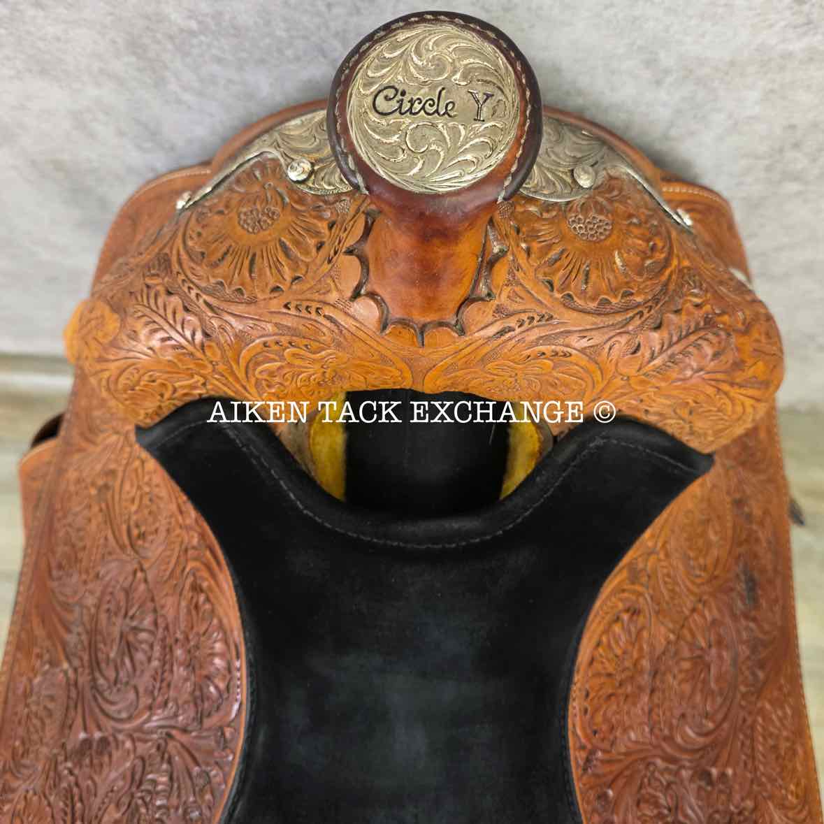 **SOLD** 2001 Circle Y 2916 Equitation Western Saddle, 16.5" Seat, Regular Tree - Semi QH Bars
