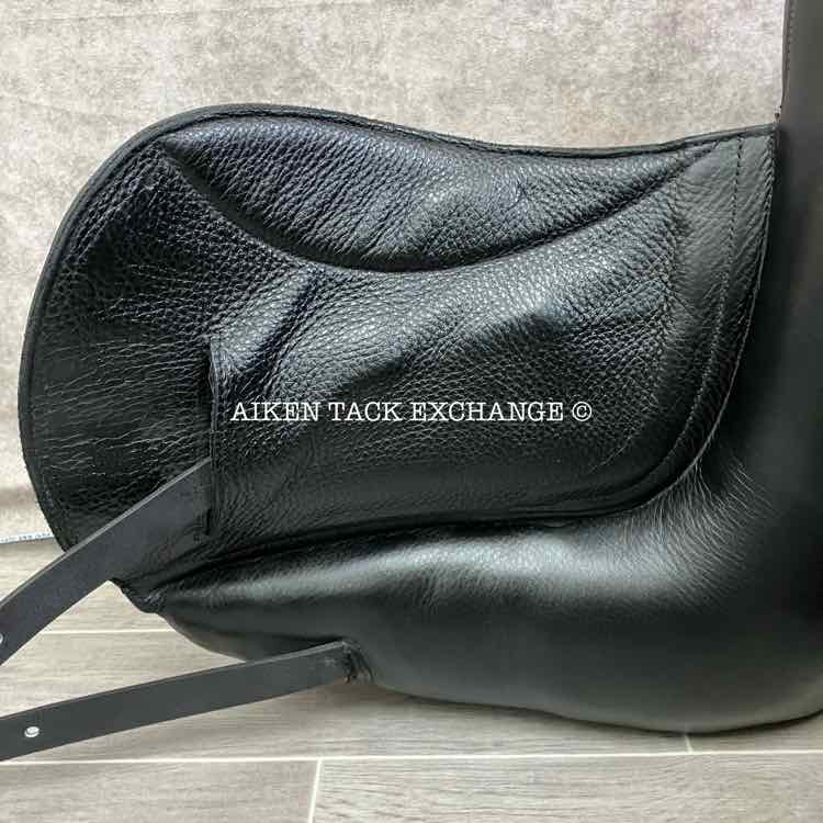 2021 Custom Saddlery Icon Coda W Monoflap Dressage Saddle, 17.5" Seat, Adjustable Tree, Wool Flocked Panels