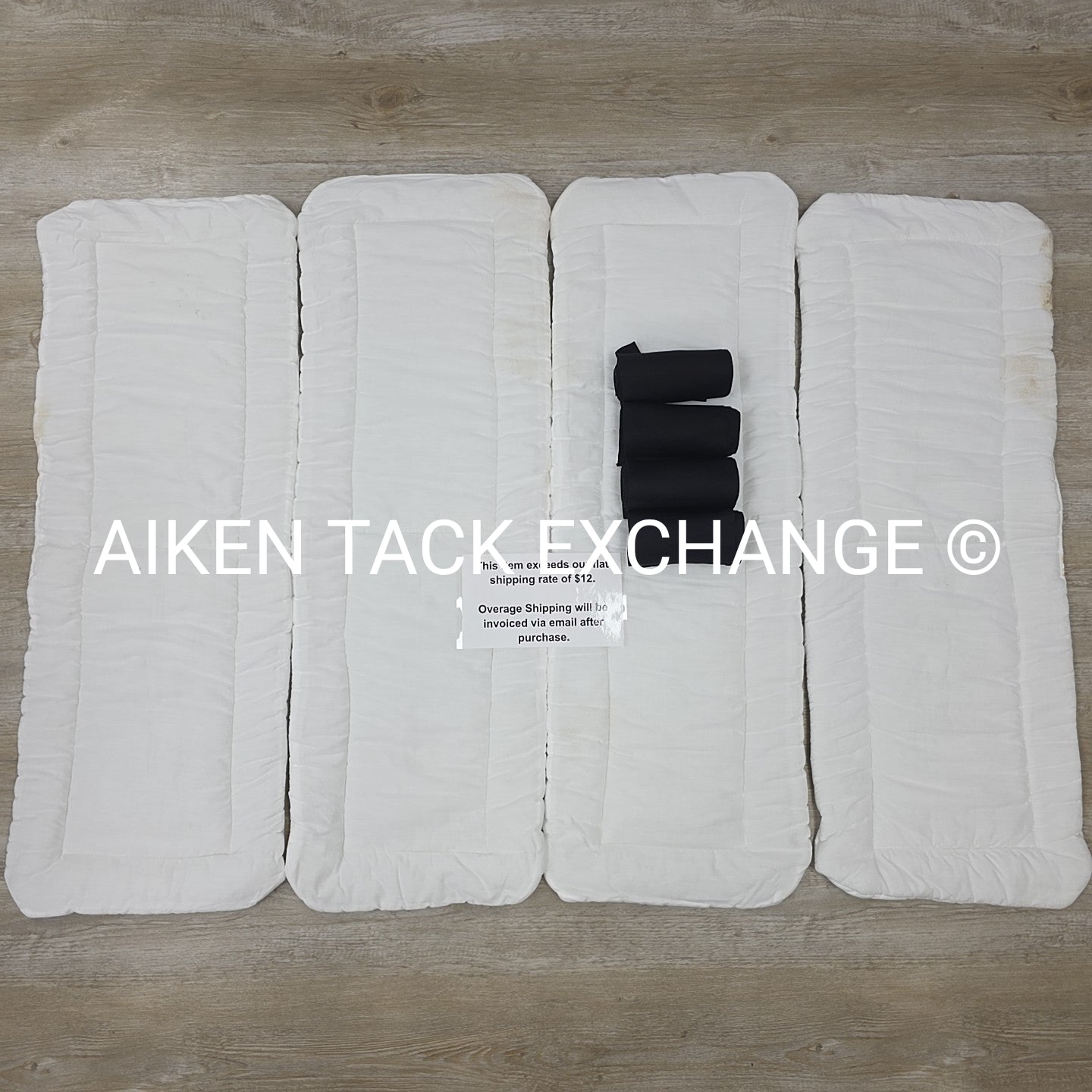 4 Pillow Wraps & 4 Standing Bandages Set