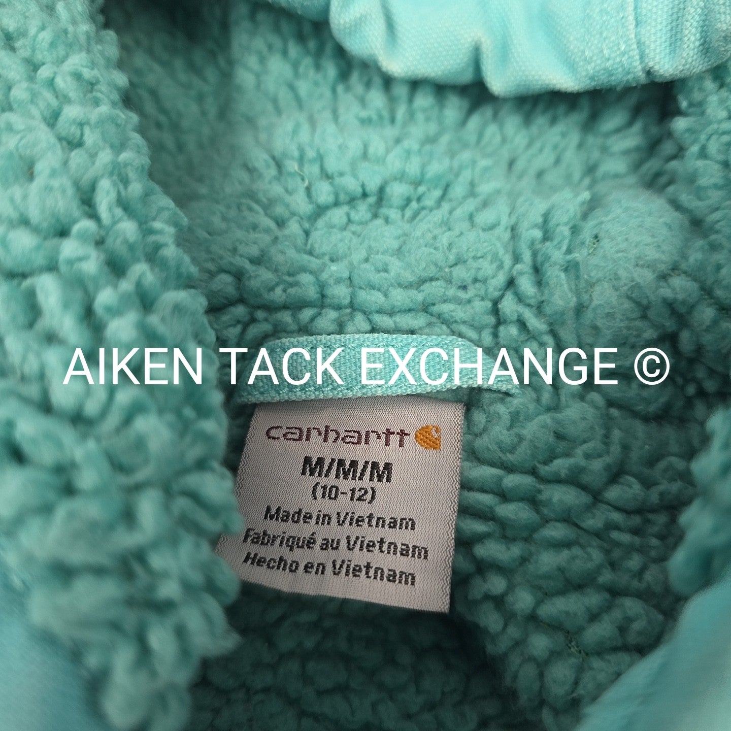 Carhartt Sherpa Lined Canvas Hooded Jacket, Size Medium