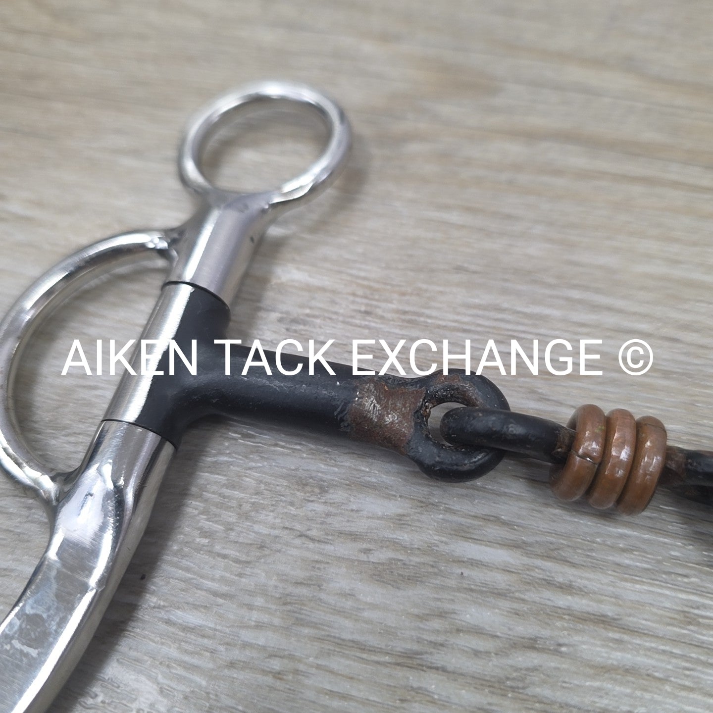 Dog Bone Copper Ring Sweet Iron Bit 5"