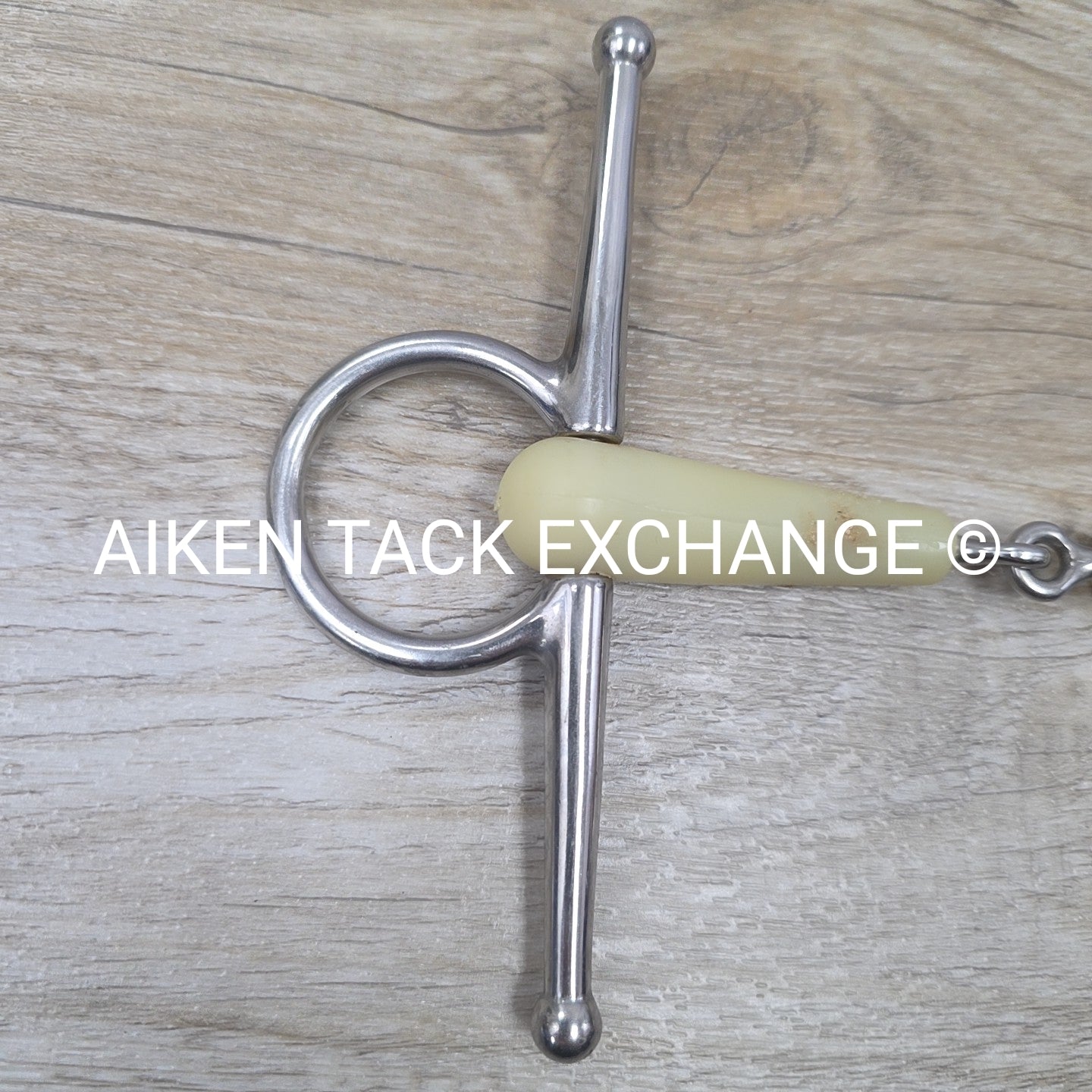 Happy Mouth Single Joint Full Cheek Bit, 5.25" (Has Chew Marks)