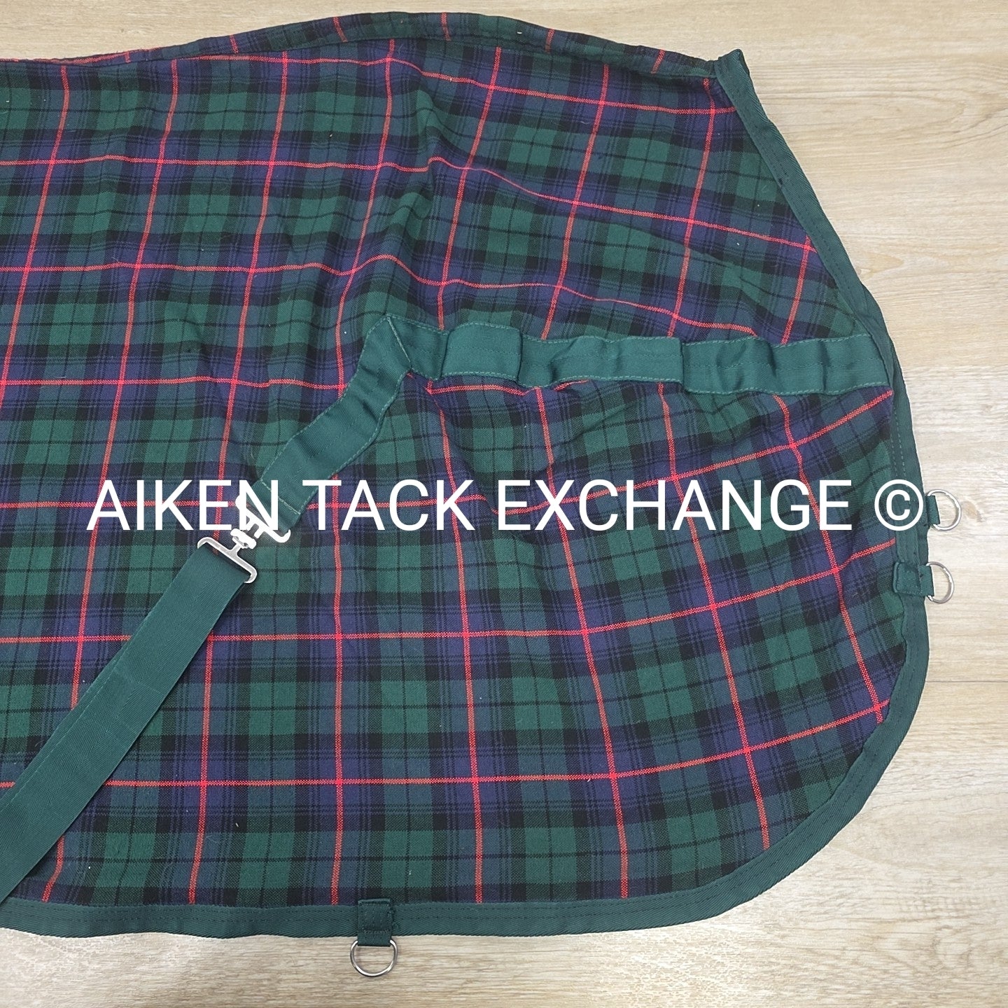 5/A Baker Original Tartan Plaid Stable Sheet, Size 72"