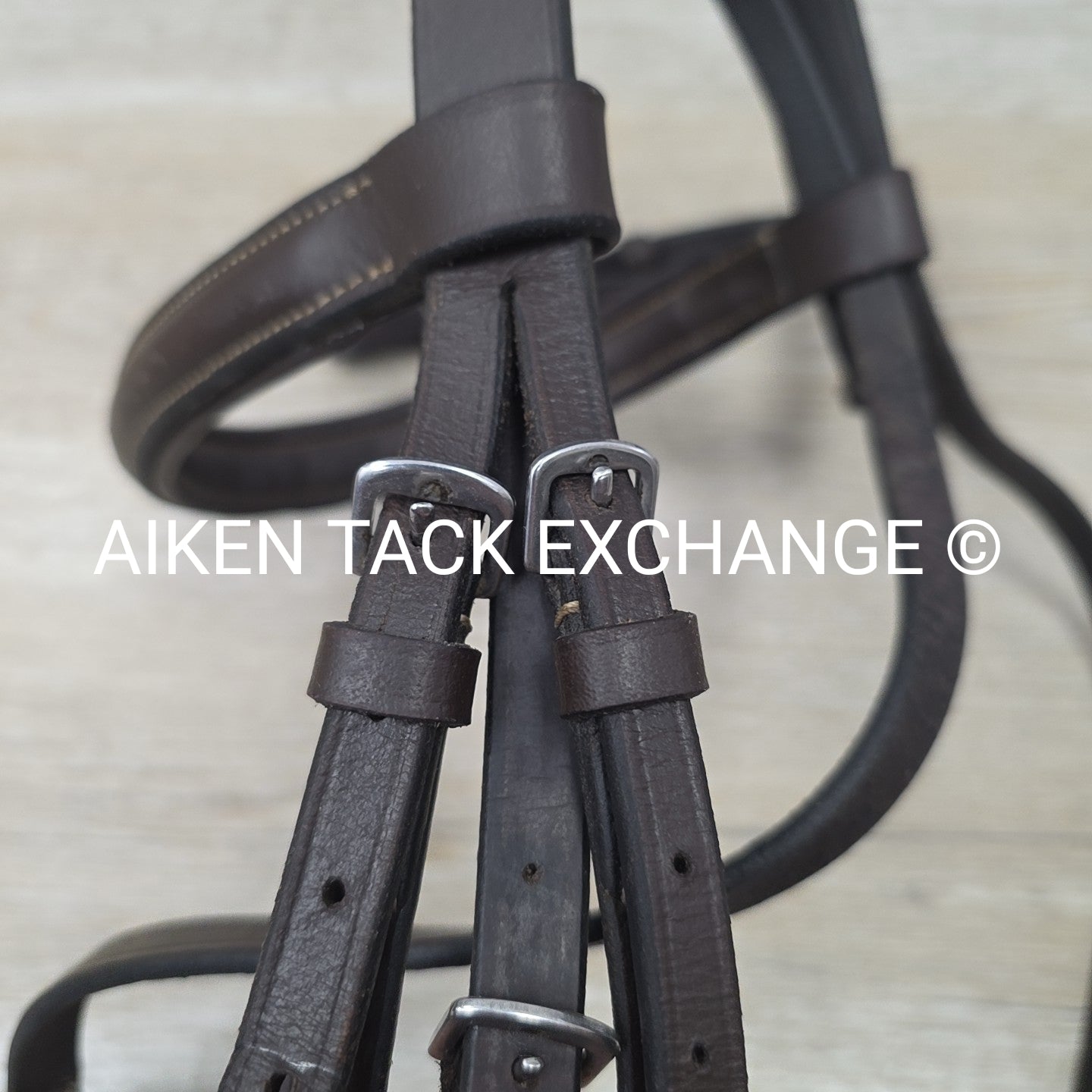 Raised Fancy Stitched Bridle with Laced Reins, Brown, Size Full