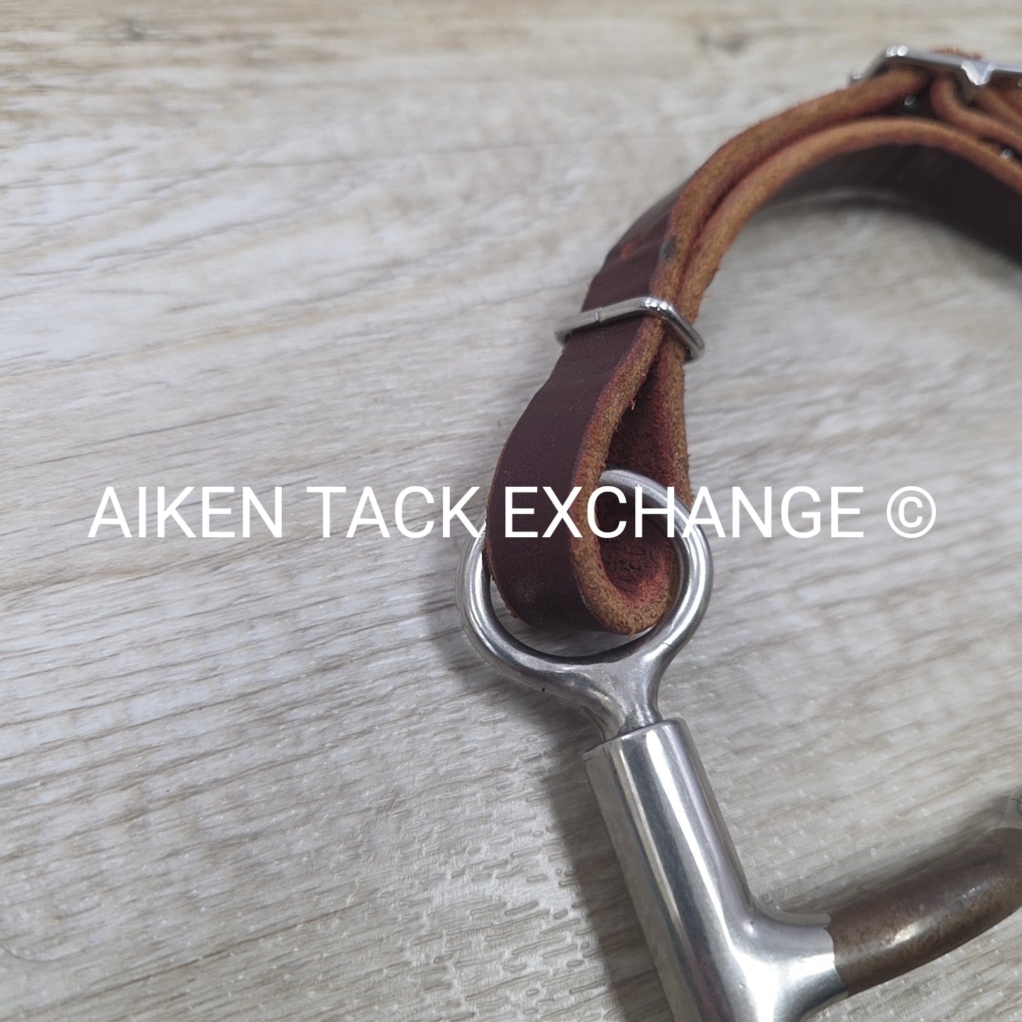 Bowman Bits Double Joint Tear Drop Curb Bit with Curb Strap 5.25"