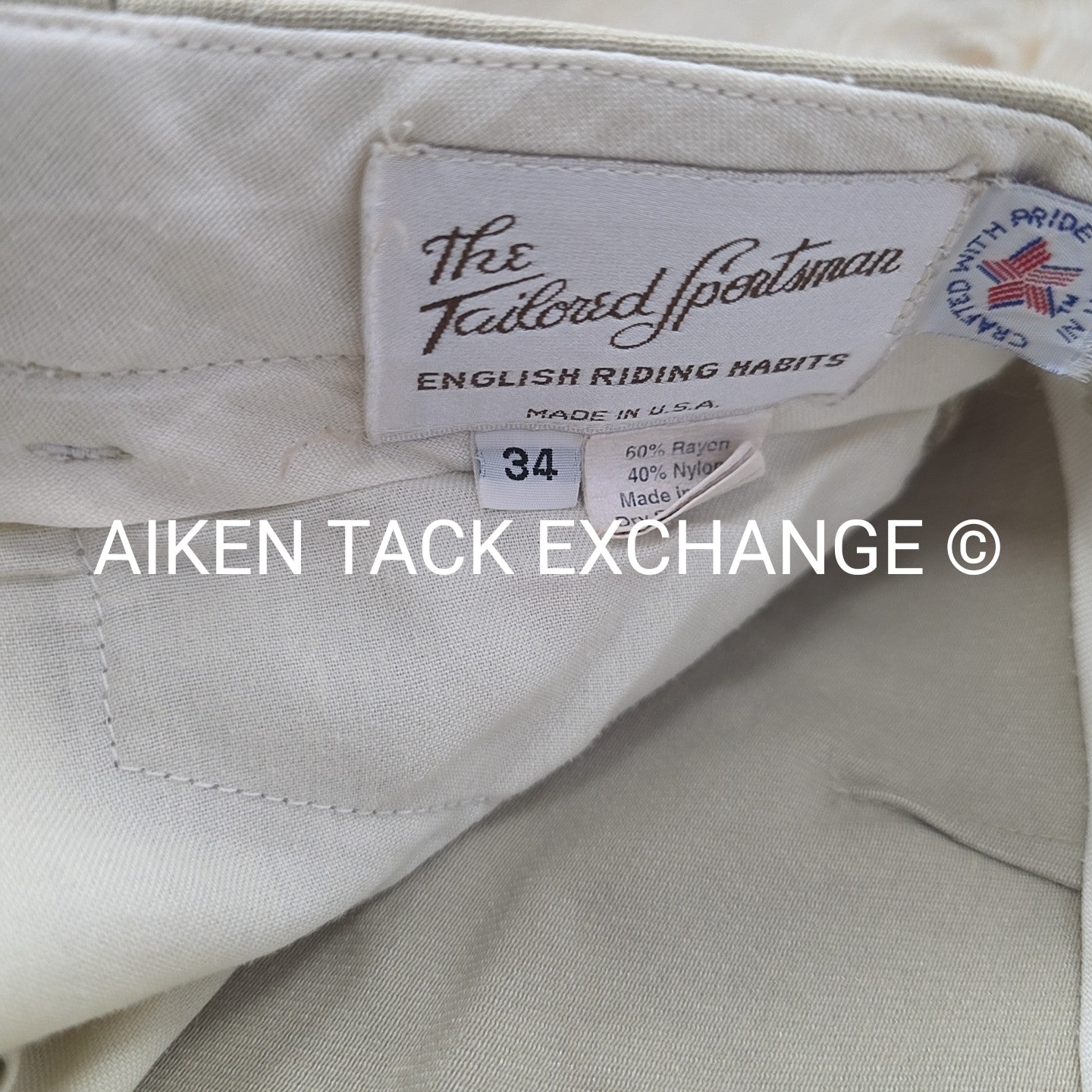 BARGAIN BUNDLE: 2 Pair Tailored Sportsman Knee Patch Breeches, Size 32