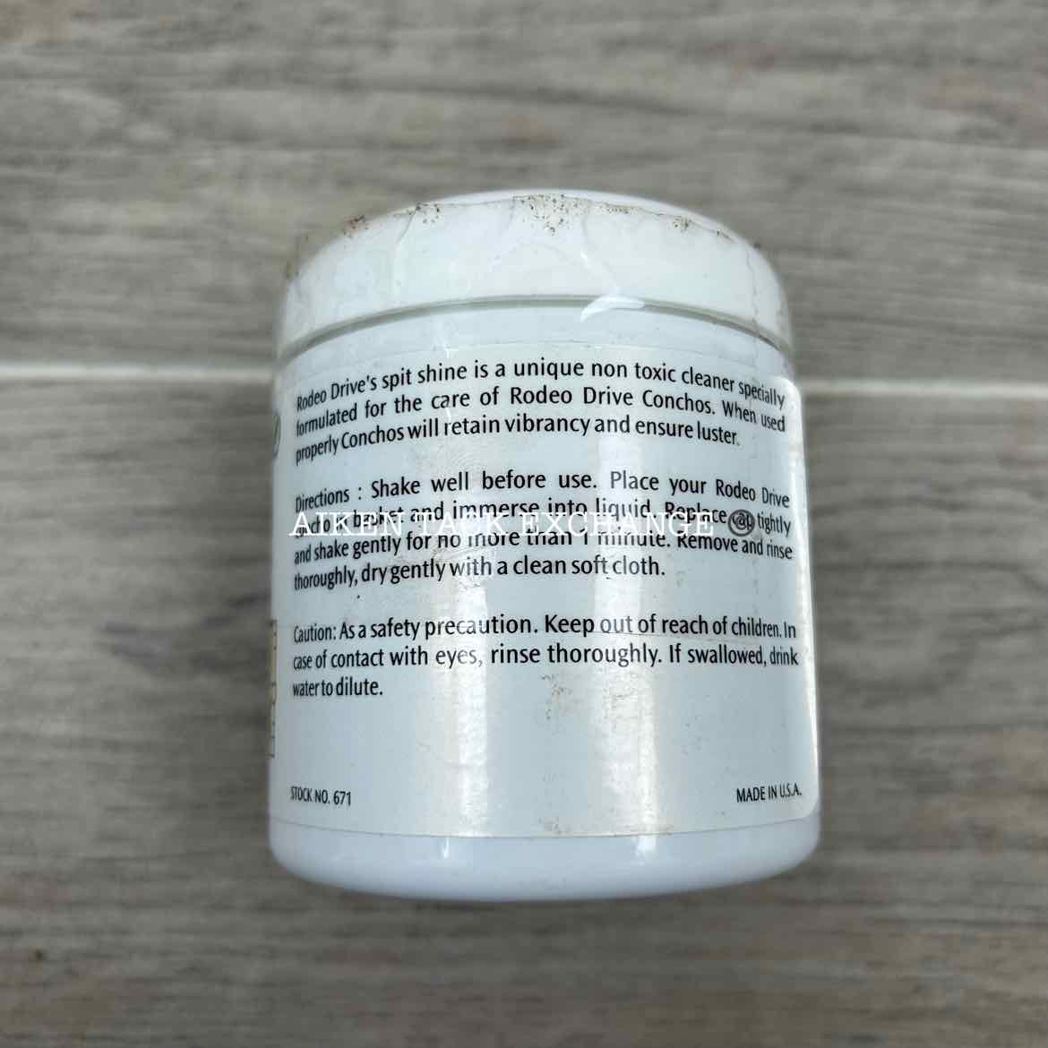 Rodeo Drive's Spit Shine Concho Cleaner