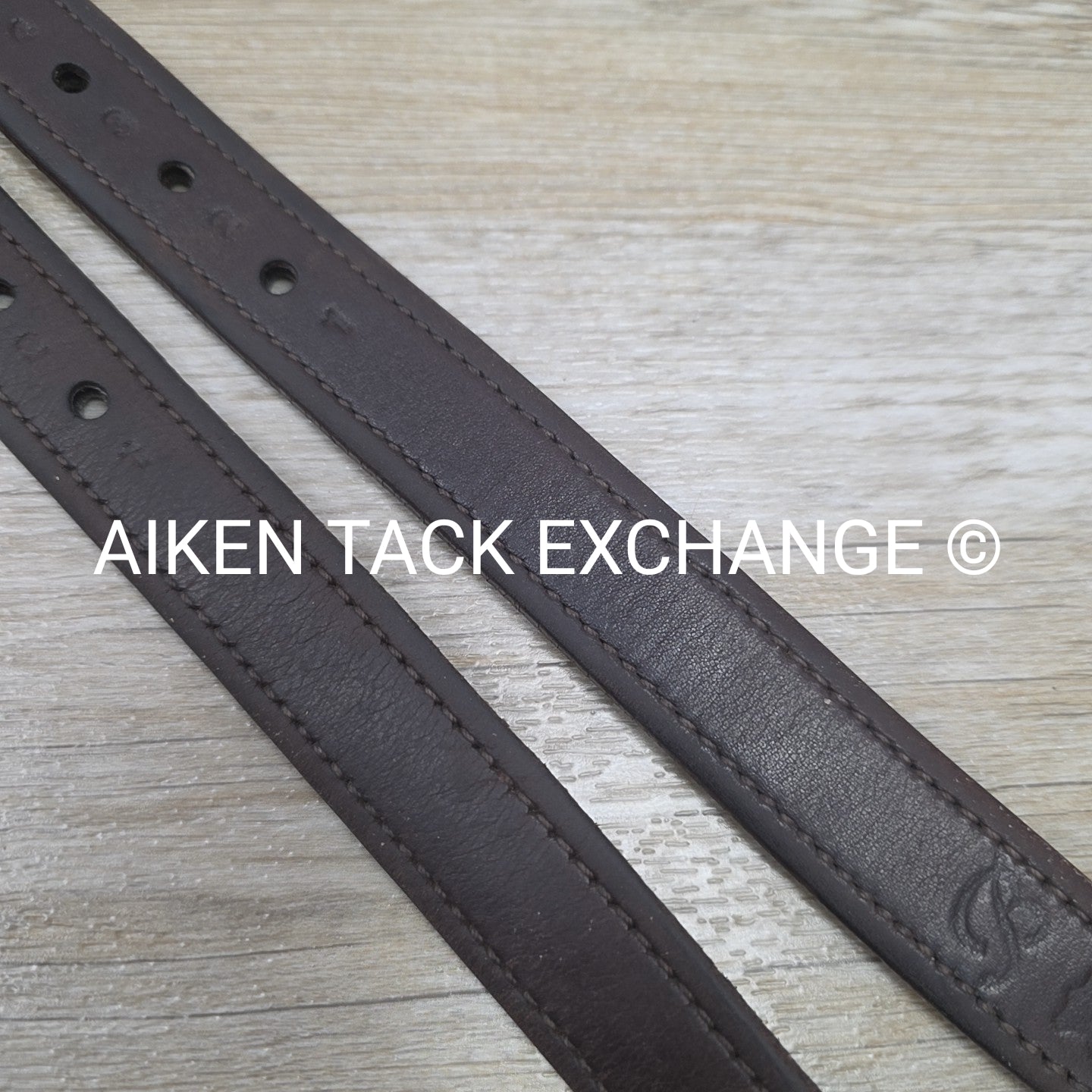 Bates Luxe Stirrup Leathers, Brown, 48"