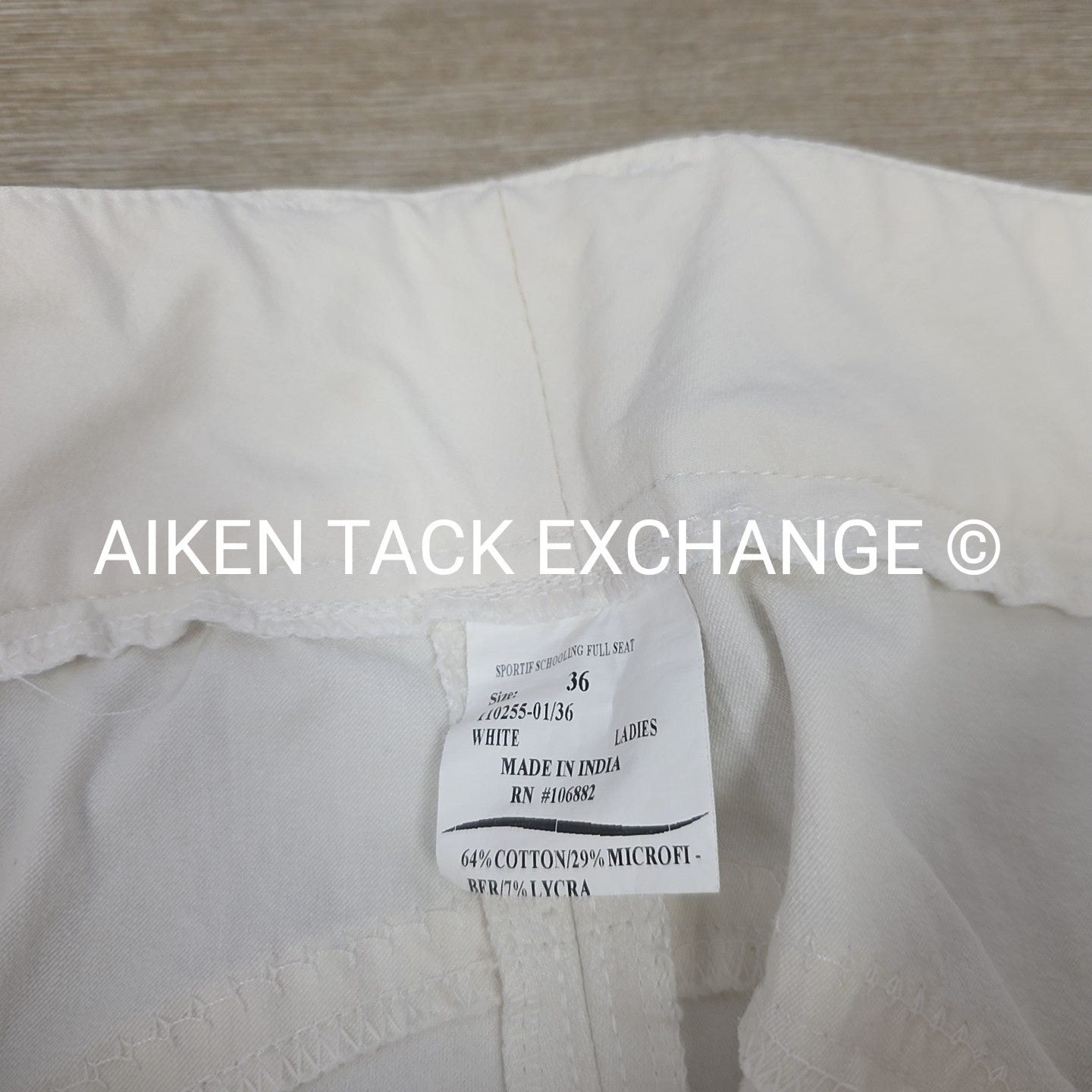 Equine Couture Sportif Schooling Full Seat Breeches, Size 36