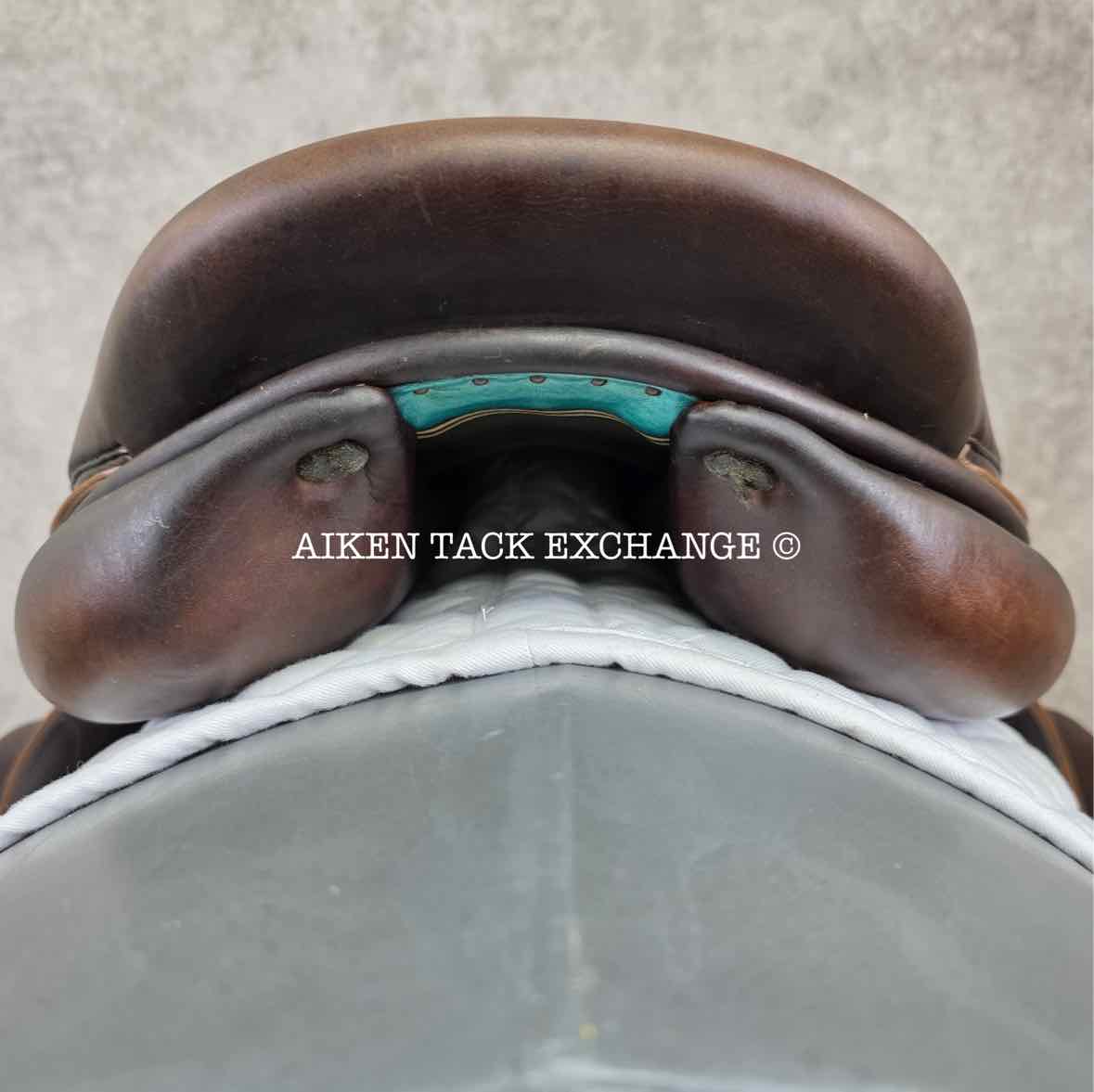2014 Voltaire Lexington Monoflap Jump Saddle, 18.5" Seat, 3AA Flap, Medium Wide Tree, Foam FIN Panels