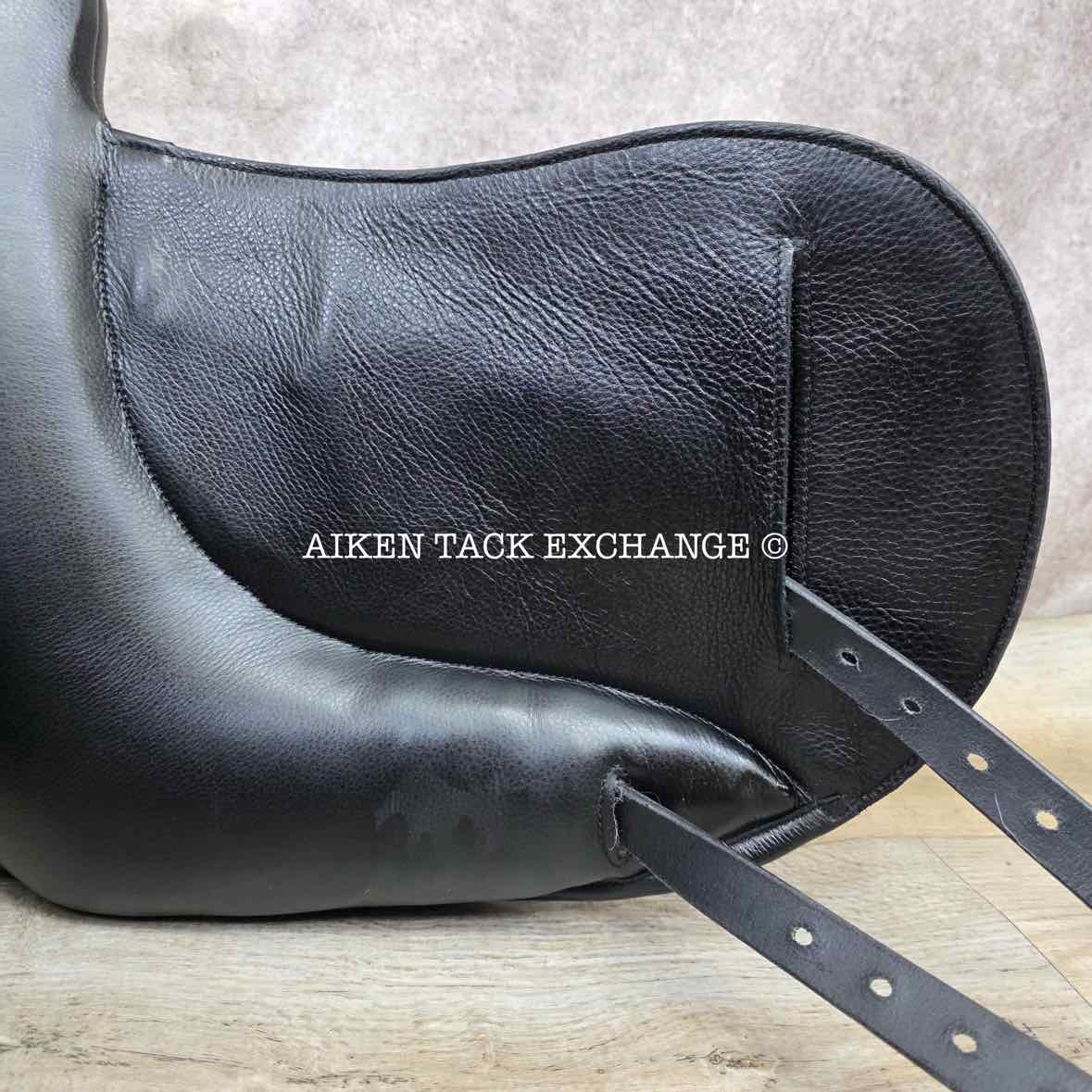 2023 Envy by Custom Saddlery Aurora Monoflap Dressage Saddle, 17" Seat, Adjustable Tree, Wool Flocked Panels