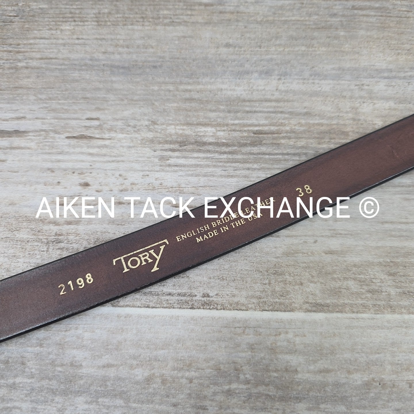 Tory Leather Snaffle Bit Belt, 38