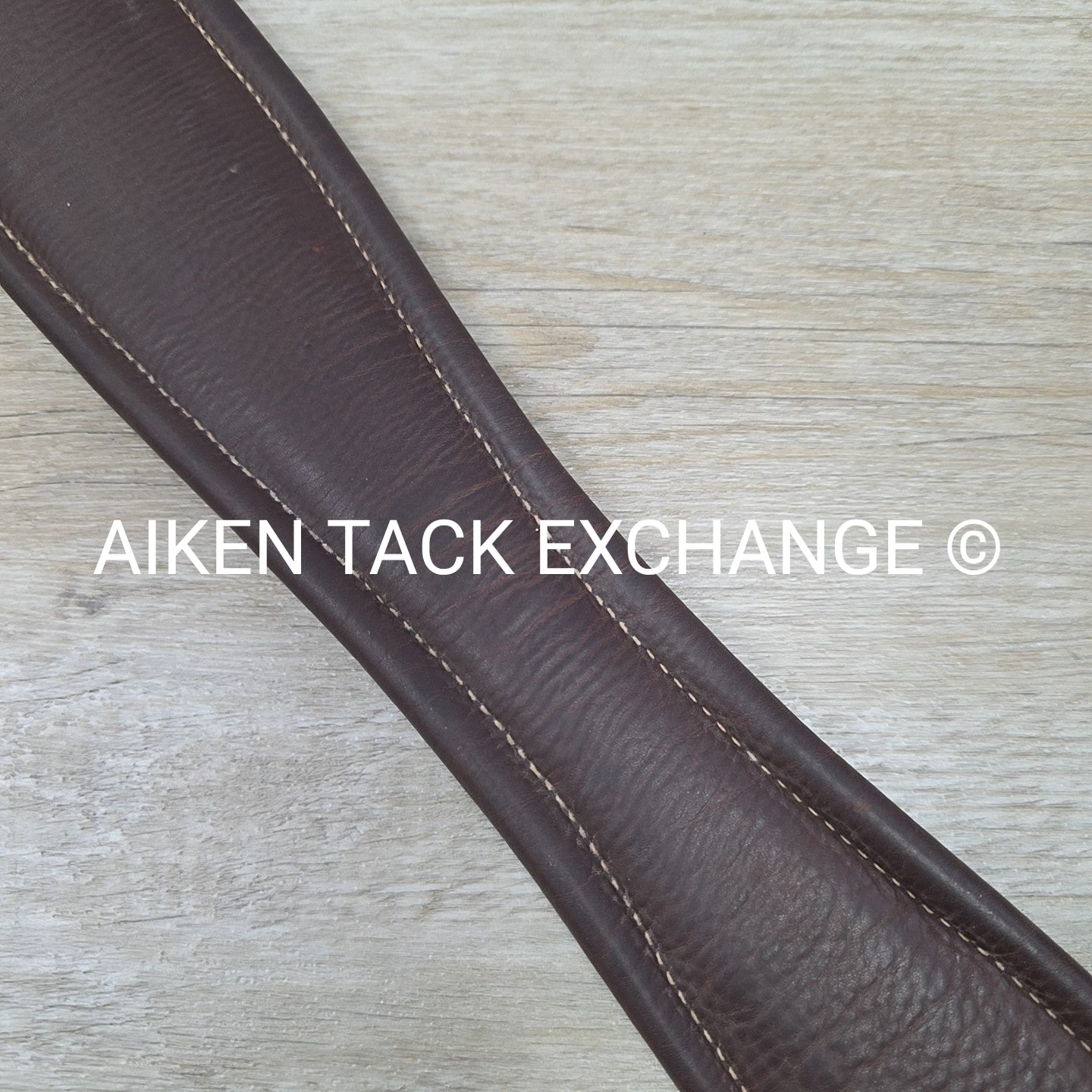 Beval Girth with Single End Elastic, Brown, 52"