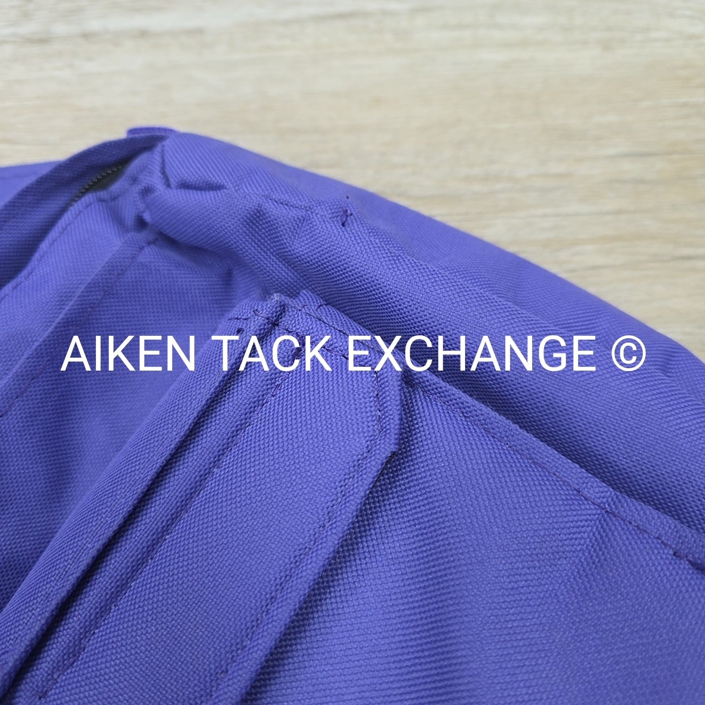 Nylon Multi-Pocket Saddle Bag for Horn, Purple