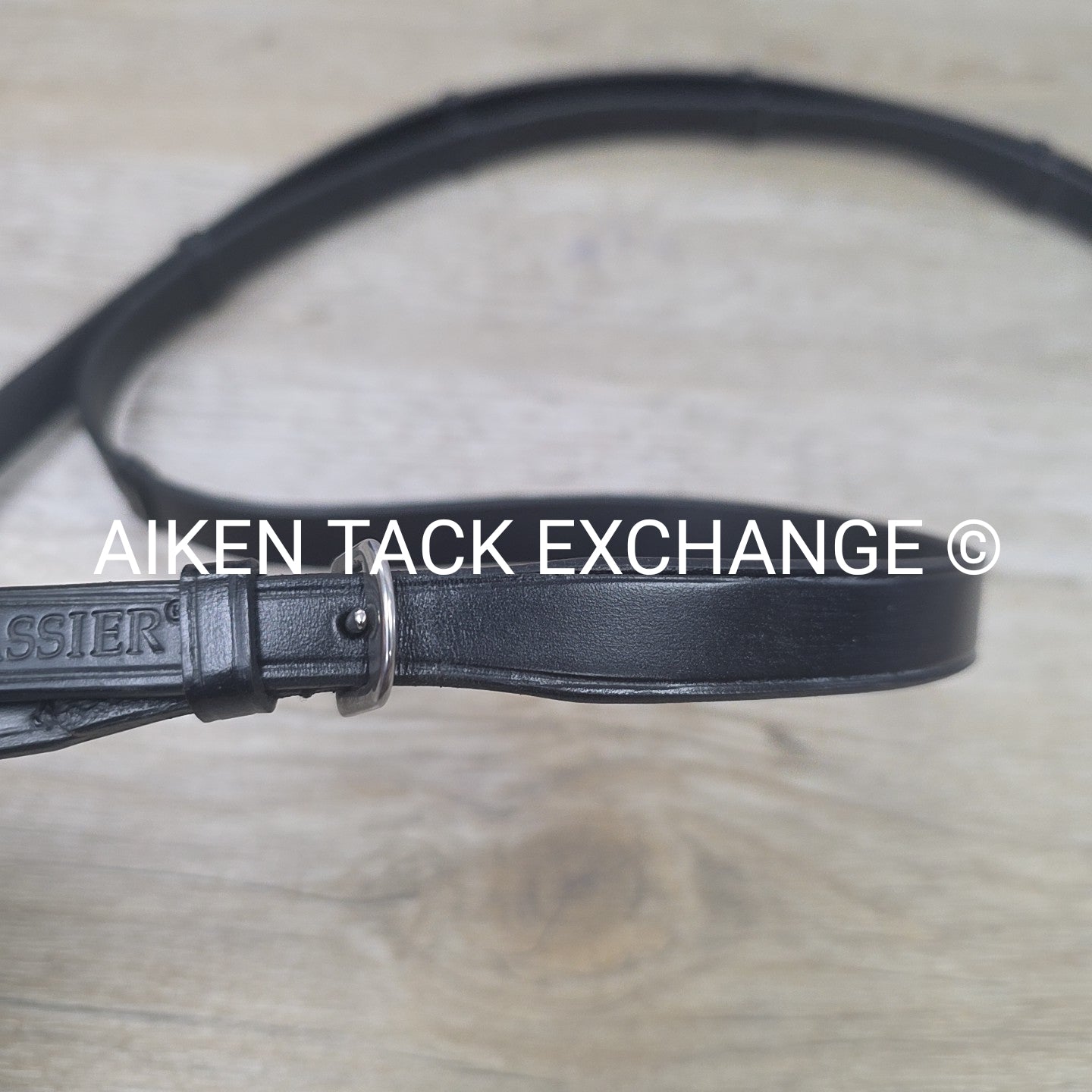 Passier Leather Grip Reins, Black, 55"