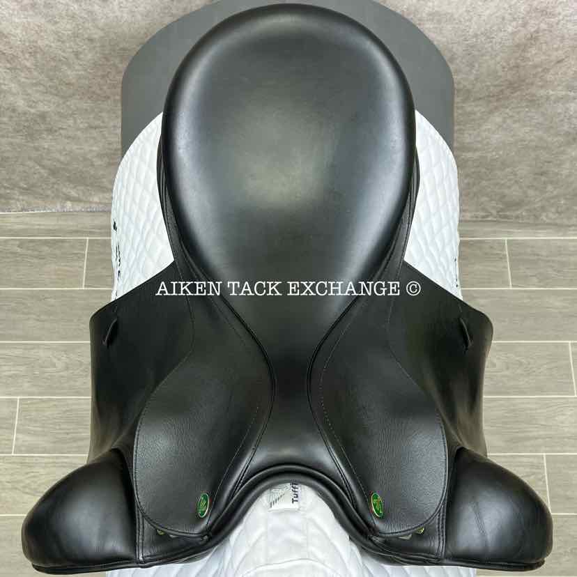 2000 Prestige Dressage 2000 Saddle, 18" Seat, 33 Tree - MW, Wool Flocked Panels