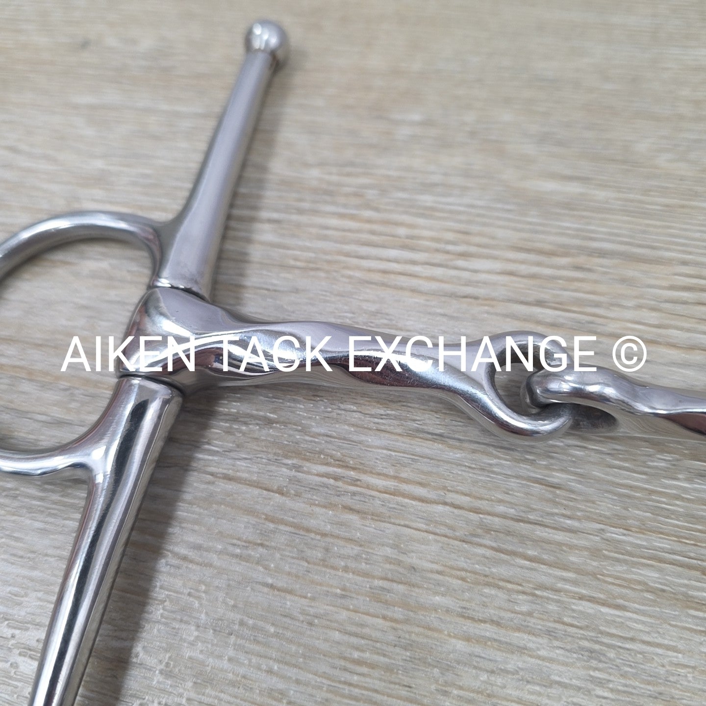 Coronet Single Joint Slow Twist Full Cheek Bit with Keepers, 5"