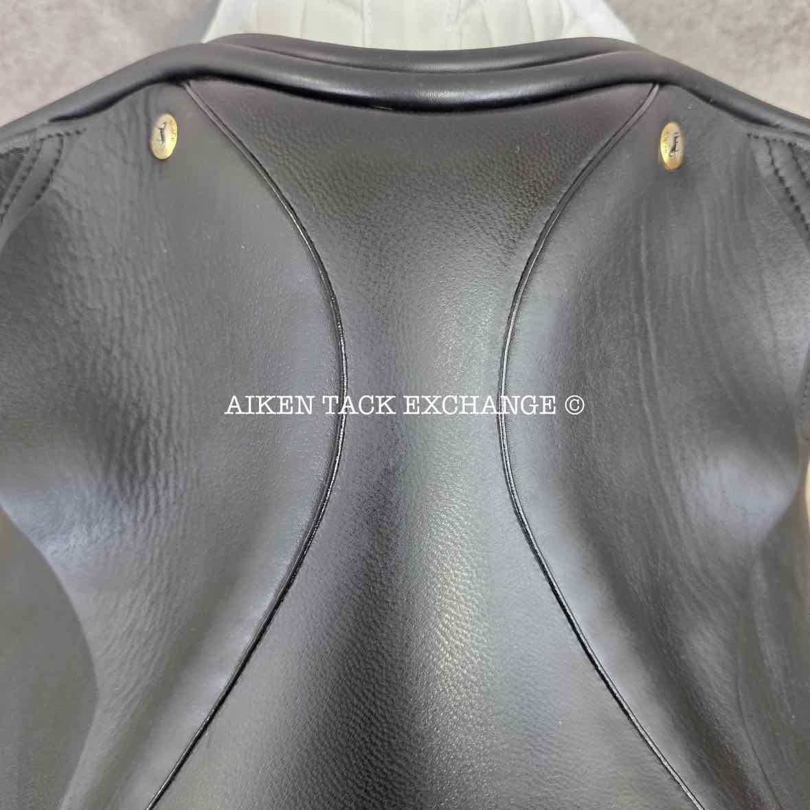 **SOLD** 2010 Black Country Eloquence Dressage Saddle, 17.5" Seat, W/XW Freedom Hoop Tree, Wool Flocked Panels
