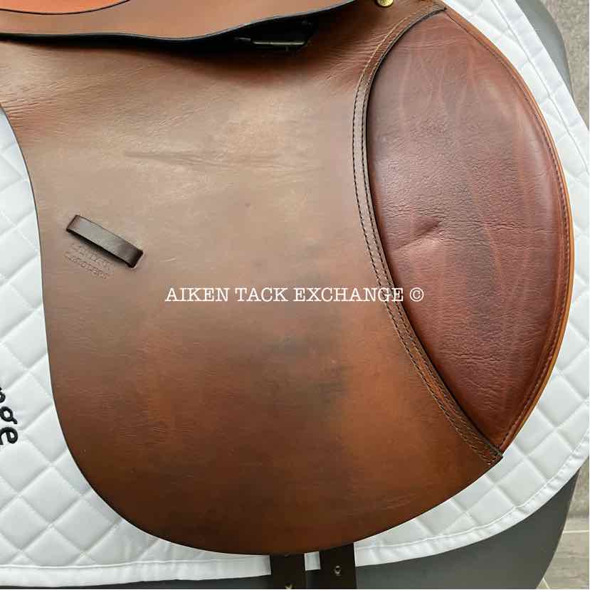 2009 Centaur by Michael Stokes All Purpose Saddle, 17.5" Seat, Medium Wide Tree, Wool Flocked Panels