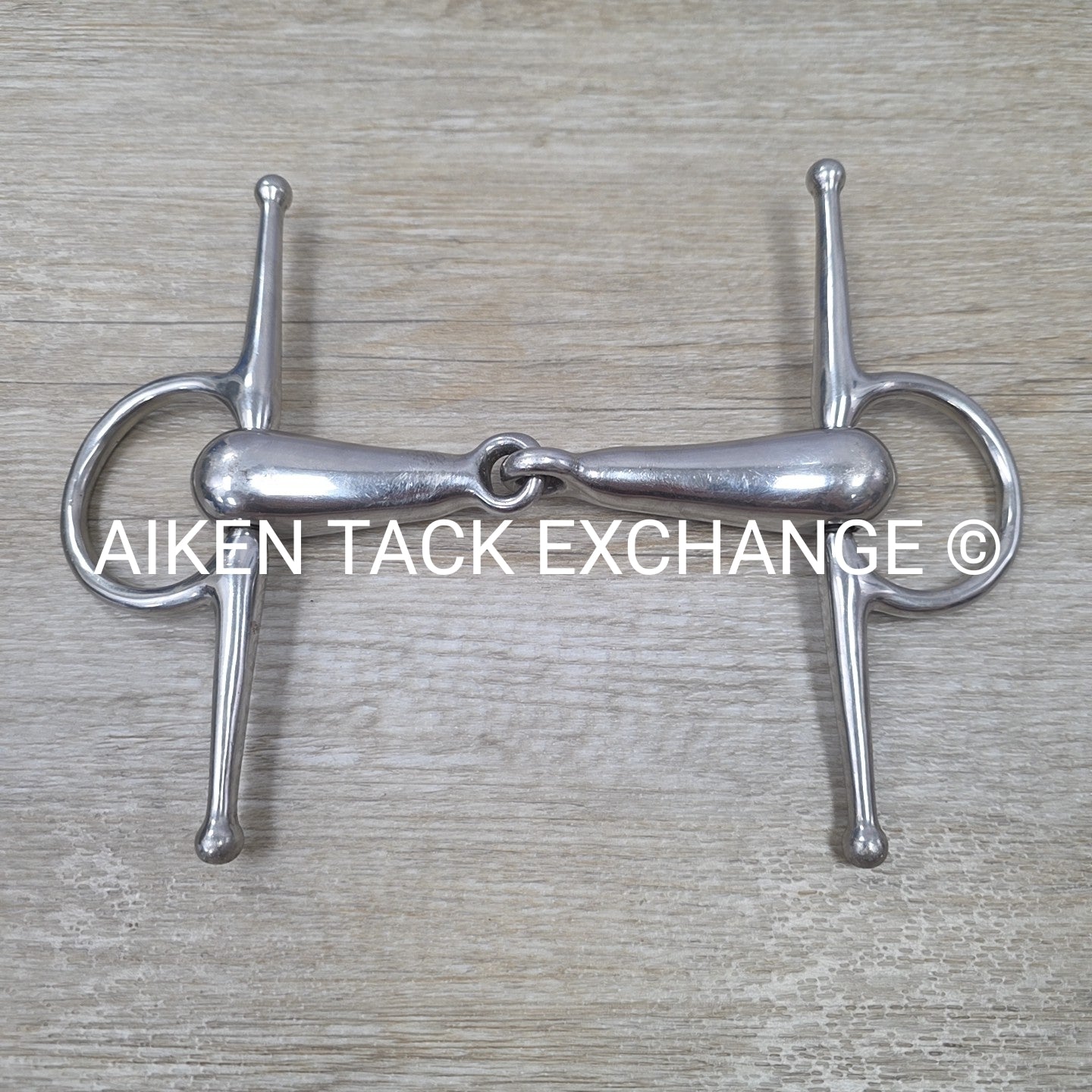 Stubben Single Joint Hollow Full Cheek Bit 5"
