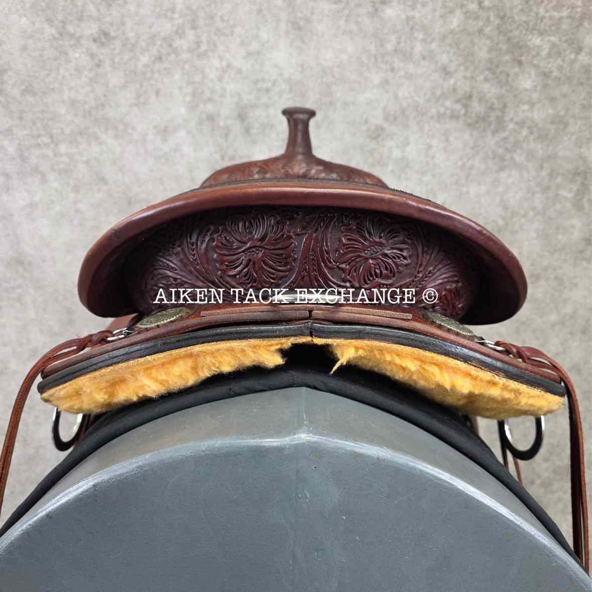 2024 High Horse by Circle Y 6864 Mesquite Western Saddle, 17" Seat, Wide Tree - Full QH Bars