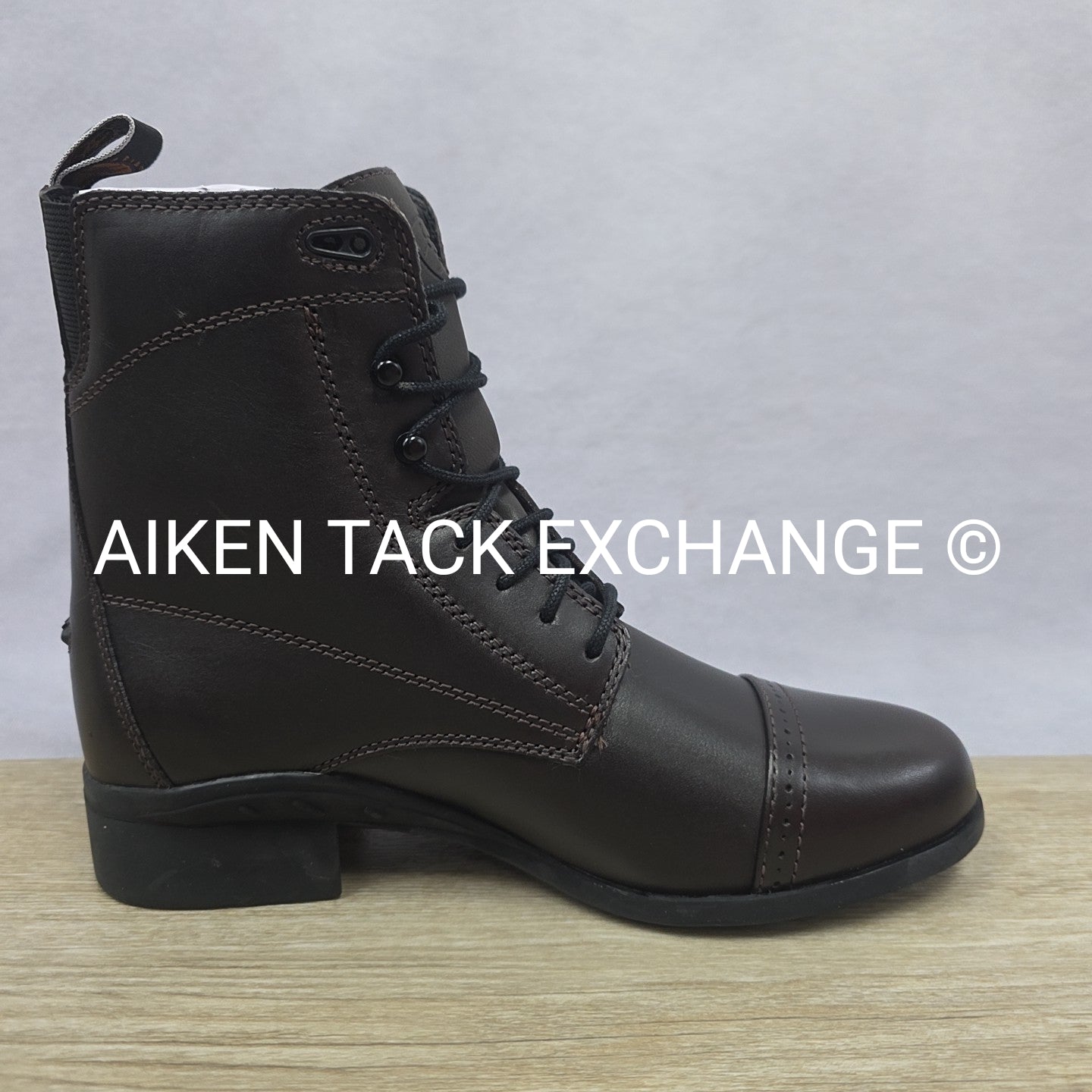 Ariat Heritage III Laced Paddock Boots, Brown, Brand New, Women's 6.5 B